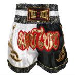 me Thai трусы кикбоксинг K-1 брюки соревнование тренировка p нижний ma для мужчин и женщин Thai производства ( белый & черный )