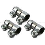 BRIGHTZ 35Φ хомут глушителя 3PC промежуточный труба muffler joint рукав универсальный собственное производство в единственном экземпляре универсальный подключение удлинение MUF-JOI-021-3PC
