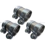 BRIGHTZ 60Φ хомут глушителя 3PC промежуточный труба muffler joint рукав универсальный собственное производство в единственном экземпляре универсальный подключение удлинение MUF-JOI-004-3PC