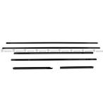  Delica D:5 CV4W CV5W супер зеркальный нержавеющая сталь черный металлизированный окно молдинг зеркало иметь для 6PC уплотнитель покрытие WIN-BLA-065