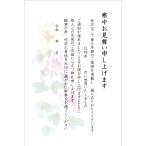 《官製 10枚》寒中見舞はがき（故人へ届いた年賀状へ返信 手書き記入タイプ喪中用 No.k818c ）《切手付き/裏面印刷済み》