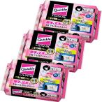 クイックルまとめ買いトイレクイックルニオイ予防プラスローズ替え16枚×3個 ワイプ