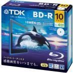 TDK видеозапись для Blue-ray диск BD-R 25GB 1-4 скоростей белый широкий принтер bru10 листов 5mm тонкий кейс BRV25PWB1