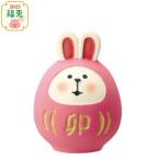 デコレ(DECOLE)　concombre コンコンブル うさぎだるま【2023 お正月】（宅配便全国一律520円/メール便・普通郵便215円）