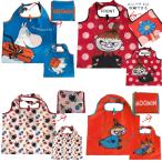 ムーミン 折りたたみショッピングバッグ  / ムーミン（みずたま/プレゼント/きょうだい/おはな カラフル）Moomin エコバッグ  普通郵便送料無料