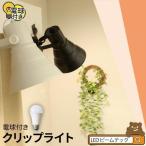 リモコン別売り LED電球付き クリップライト 照明 おしゃれ 間接照明 業務用 オフィス 工場 現場 CLIPE26-LDA8W2C ビームテック