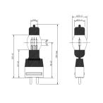 JP100V1000WC/MDS сосна . электро- машина производства галогеновая лампа GX16 застежка цвет температура 3200K