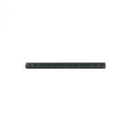  aluminium треугольник шкала для макета 20cm черный 014-0124