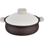 ショッピング土鍋 IH・ガス対応 土鍋風 卓上鍋 24cm 軽い 洗いやすい ふっ素樹脂加工 いい和 RB-2092