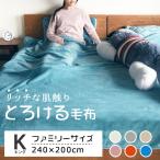 毛布 ファミリー 吸湿発熱 暖かい あったか毛布 ふわふわ毛布 軽い 洗える ブランケット 静電気軽減 240×200cm