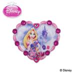 ディズニープリンセス キラキラ ハート ワッペン アイロン disney_y