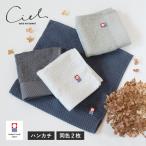 今治タオル ハンカチ 2枚セット シエル タオル 送料無料 (ポスト投函) ハンドタオル ミニハンカチ タオルハンカチ