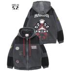 ショッピングエアフォース パンディエスタ PANDIESTA パーカー 595954 エアフォース パンダ ミリタリー フルジップパーカー ブラック