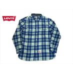 リーバイス Levi's WORKWEAR 長袖シャツ クラシック チェック ワーカーシャツ ブルー DUSTY AQUA メンズ A57720003