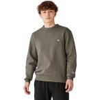 Champion チャンピオン トレーナー スウェット 裏起毛 無地 ワンポイントロゴ (C3-W005) スウェットシャツ クルーネック メンズ  アメカジ ダークグレー
