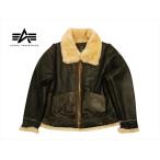 ALPHA INDUSTRIES/ Alpha B-3 овчина кожаный жакет / "куртка пилота" TA1329 Brown 
