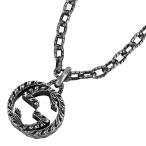 並行輸入 グッチ ネックレス GUCCI インターロッキング G 455307 J8400 0811ユニセックス シルバー 銀