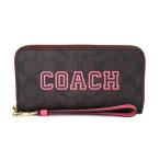 コーチ 長財布(ラウンドファスナー) COACH シグネチャー キャンバス ウィズ ヴァーシティ モチーフ CB856 IMUOE