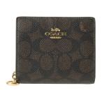 ショッピングコーチ 財布 並行輸入 コーチ 2つ折り財布 COACH シグネチャー キャンバス CW789 IMXAQレディース ダークブラウン