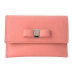 並行輸入 フェラガモ カードケース FERRAGAMO ヴァラ 22D155 758848レディース ピンク