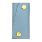 ショッピングイルビゾンテ 並行輸入 イルビゾンテ キーケース IL BISONTE ティタニア SKH115 PV0039 BL274Hユニセックス ライトブルー 水色