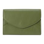 ショッピングイルビゾンテ 並行輸入 イルビゾンテ カードケース IL BISONTE オリヴェータ SMW200 PV0001 GR375Bユニセックス グリーン 緑