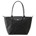 並行輸入 ロンシャン トートバッグ ブラック 黒 ル・プリアージュ コレクション ショルダーバッグ Mサイズ LONGCHAMP 2605 437 001 爆買