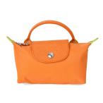 ショッピングロンシャン 並行輸入 ロンシャン ポーチ LONGCHAMP ル プリアージュ グリーン ハンドル付きポーチ 34175 919 P54レディース オレンジ