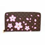 並行輸入 ルイヴィトン 長財布(ラウンドファスナー) Louis Vuitton ルイ・ヴィトン×村上隆 ジッピー・ウォレット M13433レディース ブラウン 茶 ピンク