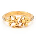 並行輸入 ルイヴィトン リング Louis Vuitton モノグラム RING LV ICONIC M1461Sレディース ゴールド 金