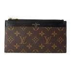 Yahoo! Yahoo!ショッピング(ヤフー ショッピング)並行輸入 ルイヴィトン ポーチ Louis Vuitton モノグラム スリムパース M80348ユニセックス ブラウン 茶 ブラック