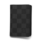 ショッピングダミエ 並行輸入 ルイヴィトン カードケース Louis Vuitton ダミエ・グラフィット オーガナイザー・ドゥポッシュ N63143メンズ ブラック 黒