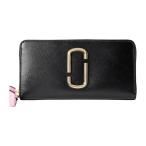 マークジェイコブス(MARC JACOBS) 長財布(ラウンドファスナー) SNAPSHOT スタンダード コンティネンタル ウォレット M0014280 003 ブラック 黒/ピンク/ゴールド