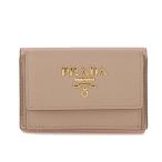プラダ(PRADA) 3つ折り財布 SAFFIANO MULTICOLOR 1MH021 ZLP F0TTV ベージュ/ピンク