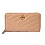 並行輸入 トリーバーチ 長財布(ラウンドファスナー) TORY BURCH キラ シェブロン 90348 288レディース ベージュ