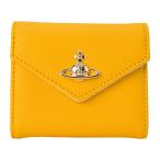 並行輸入 ヴィヴィアン ウエストウッド 3つ折り財布 Vivienne Westwood サフィアーノ 51150008 L001N E401ユニセックス イエロー 黄 シルバー 銀