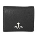 ショッピングウエストウッド 並行輸入 ヴィヴィアン ウエストウッド 2つ折り財布 Vivienne Westwood サフィアーノ 51150031W L001N N401ユニセックス ブラック 黒