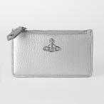 並行輸入 ヴィヴィアン ウエストウッド カードケース Vivienne Westwood スリムグレイン 54020005W S000D Q401ユニセックス シルバー 銀