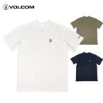 24SS VOLCOM GOLF UV Tシャツ CIRCLE STONE MOCK NECK SS A01223JA: 正規品/ボルコム/ メンズ/半袖//cat-fs