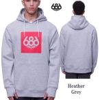 Lのみ 23-24 686 パーカー KNOCKOUT PULLOVER HOODY M3FAFLC137: 正規品/メンズ/スノーボードウエア/ぱーかー/スノボ/男性用 パーカー/フードパーカー/snow