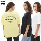 24SS レディース BILLABONG ラッシュガードTシャツ LOGOS/S TEE BE013-864: 正規品/ビラボン/半袖/BE013864/surf