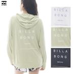 送料込【ゆうパケット】25SS レディース BILLABONG ラッシュガード BF013-852 ZIP UP HOODED LOGO LOOSE_ 正規品/ビラボン/長袖/BF013852 /surf