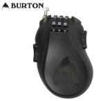 送料込【ゆうパケット】24-25 BURTON ケーブルロック Cable Lock 10802102_ Translucent Black 正規品/鍵/ワイヤー/バートン/スノーボード/cat-snow
