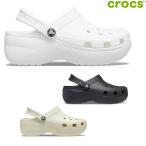 ショッピングレディース サンダル レディース CROCS サンダル Classic Platform Clog 206750: 正規品/クロックス/cat-fs