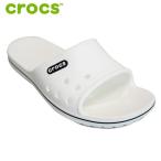 CROCS クロックス サンダル crocband 2.0 slide (クロックバンド 2.0 スライド) 204108_ white bk 正規品/クロックス/メンズ/レディース/ユニセックス/cat-fs