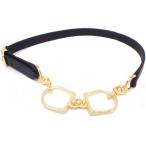 HERMES エルメス エトリア ブレスレット ゴールドプレーテッド NOIR ゴールド金具 H072943
