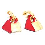 HERMES エルメス オーケリー ピアス SWIFT/ゴールドプレーテッド ROUGE DE COEUR ゴールド金具 H078851