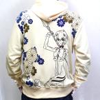 エヴァンゲリオン×錦 コラボスウェットジップパーカー 544200 華小紋綾波 綾波レイ 和柄 EVA アニメ