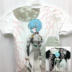 エヴァンゲリオン×錦 コラボ半袖Tシャツ 585352 綾波富士桜 綾波レイ 和柄 EVA アニメ