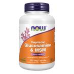 NOW FOOD фирма bejita Lien глюкозамин + MSM Vegetarian Glucosamine & MSM 120beji Capsule деформация . колени ...